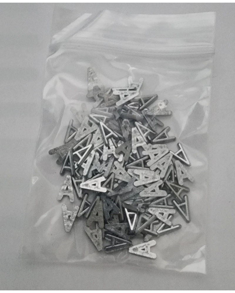 Chiffres et Lettres en Plomb 8 mm pour Radiographie | Marquage Radio