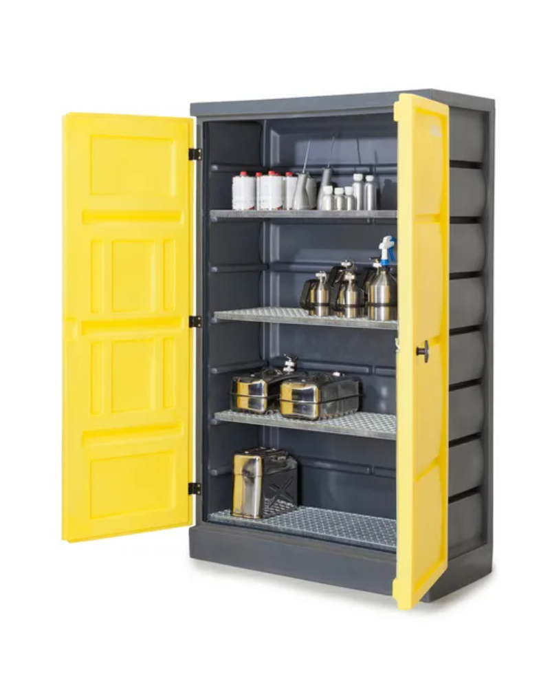 Armoire de sà»reté pour produits corrosifs, L:120 cm