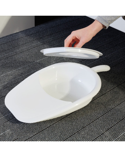 Bassin de lit, forme pantoufle