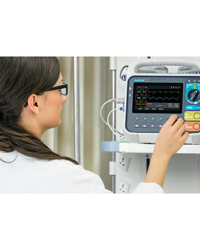 Moniteur Défibrillateur 4-en-1 Portable – ECG & Imprimante | SOCIMED