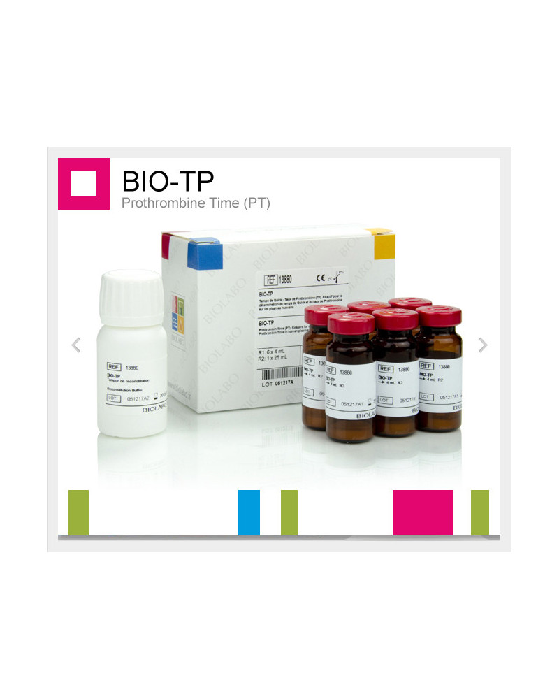 BIO-TP (Détermination du taux de Prothrombine) 6 X 4 ML
