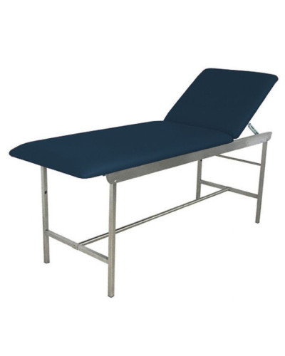 Divan d'examen médical bleu