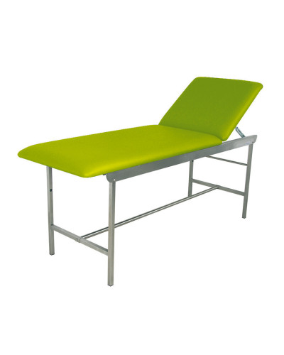 Divan d'examen médical en époxy sellerie vert