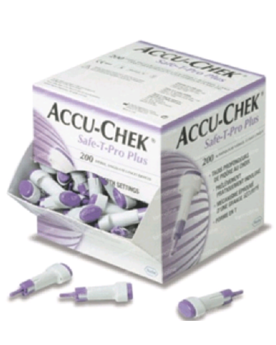 Autopiqueur accu chek à  usage unique ACCU-CHEK SAFE-T-PRO PLUS
