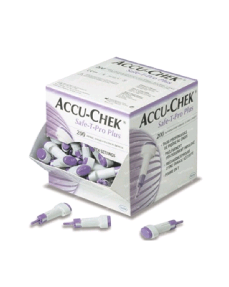 Autopiqueur accu chek à  usage unique ACCU-CHEK SAFE-T-PRO PLUS