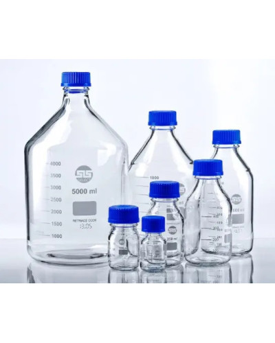 Flacons en verre borosilicate, verre blanc, 2000ml