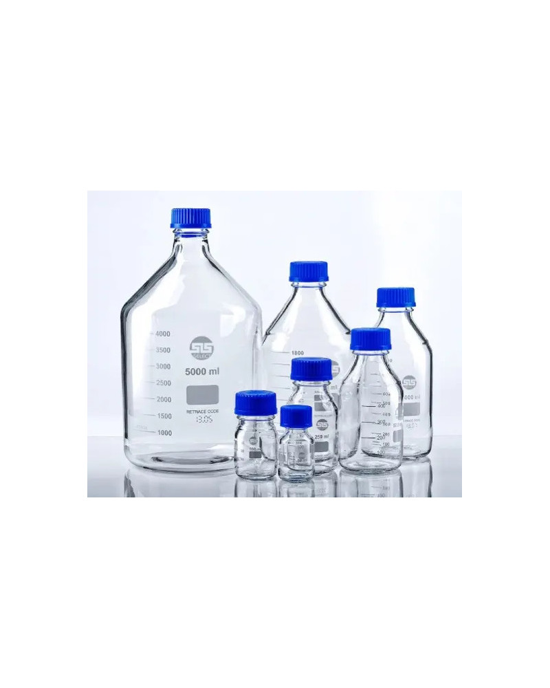 Flacons en verre borosilicate, verre blanc, 2000ml