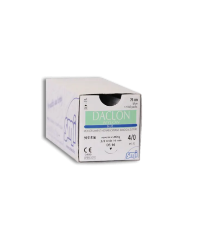 DACLON Nylon USP 10/0 – Micro-aiguille 3/8 Taper 3,8 mm