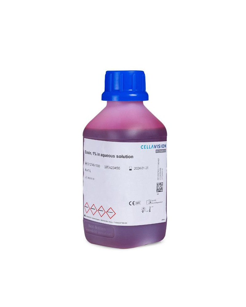 Eosine en solution aqueuse à 1% RAL Diagnostics 1 litre