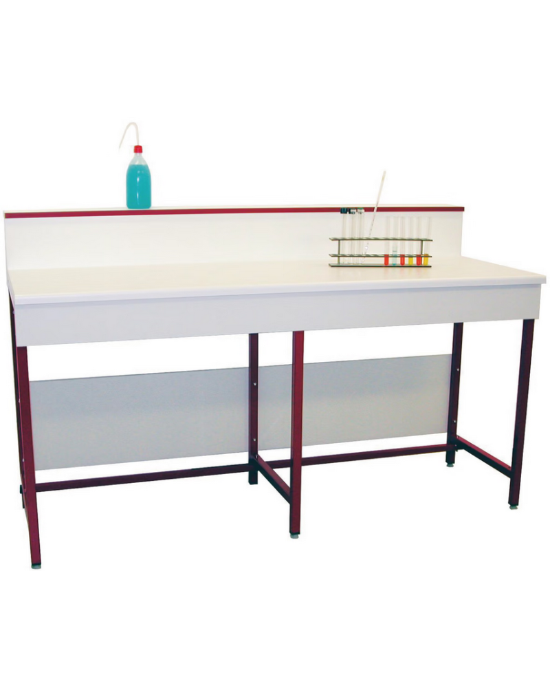 Table de laboratoire en acier sans évier