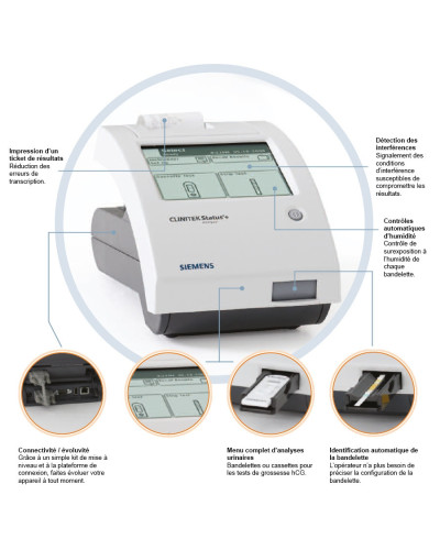 Lecteur bandelettes urinaires CLINITEK Status+ Sieme