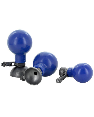 Électrodes ECG à ventouse métallique diamètre 24mm | Lot de 6