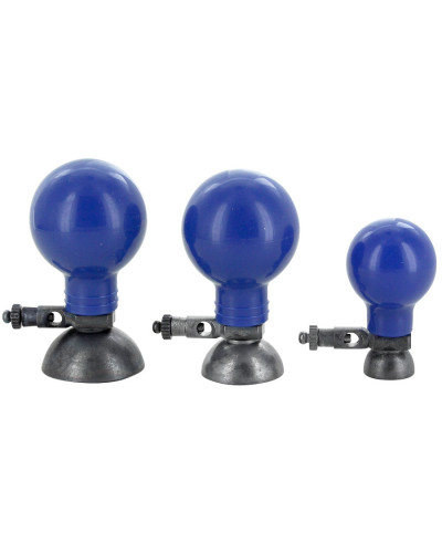 Électrodes ECG à ventouse métallique diamètre 24mm | Lot de 6