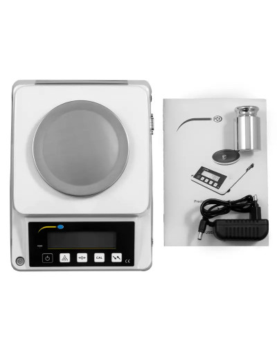 Balance de précision 1100g 0,01g avec comptage pièces & RS232 | SOCIMED