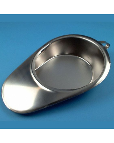 Bassin de lit, couvercle en Inox