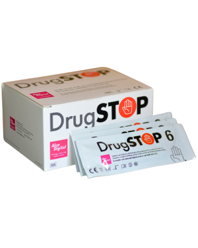 Kit de dépistage multi-drogues salivaires, 6 en 1