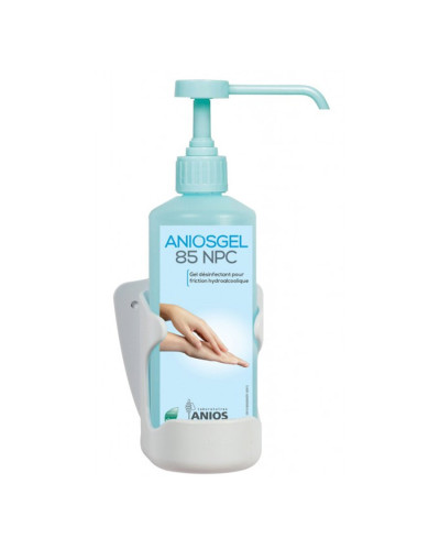Support mural pour flacon de 500ml pompe Anios