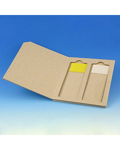 Boîtes postales en carton rigide, 2 lames portes-objets , boîte de 50 pièces