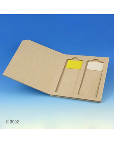 Boîtes postales en carton rigide, 2 lames portes-objets , boîte de 50 pièces
