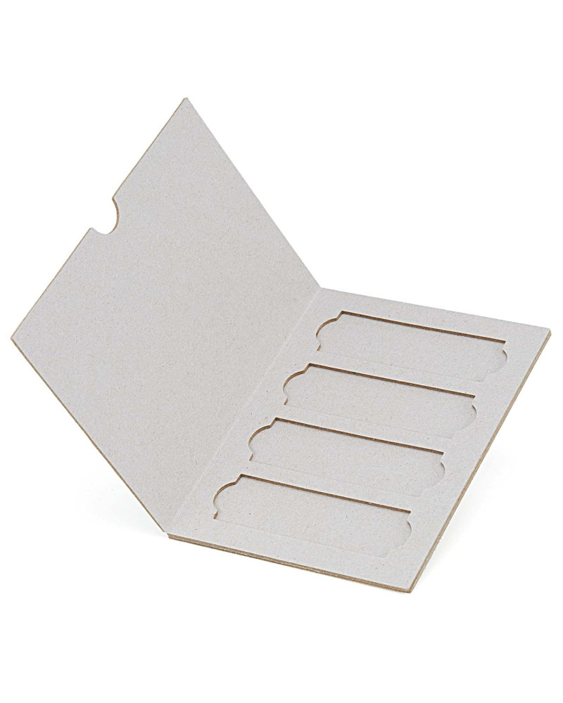 Boîtes postales en carton rigide pour 4 lames lames portes objets, Boîte de 50