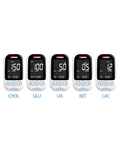 Lecteur sanguin multiparamètres Gimacare 6 en 1 Bluetooth