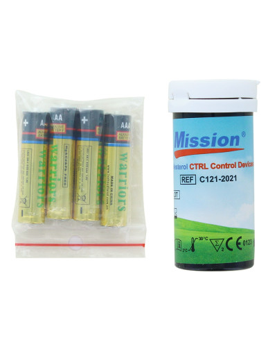 Lecteur cholestérol lipides triglycérides Mission Acon 3 en 1