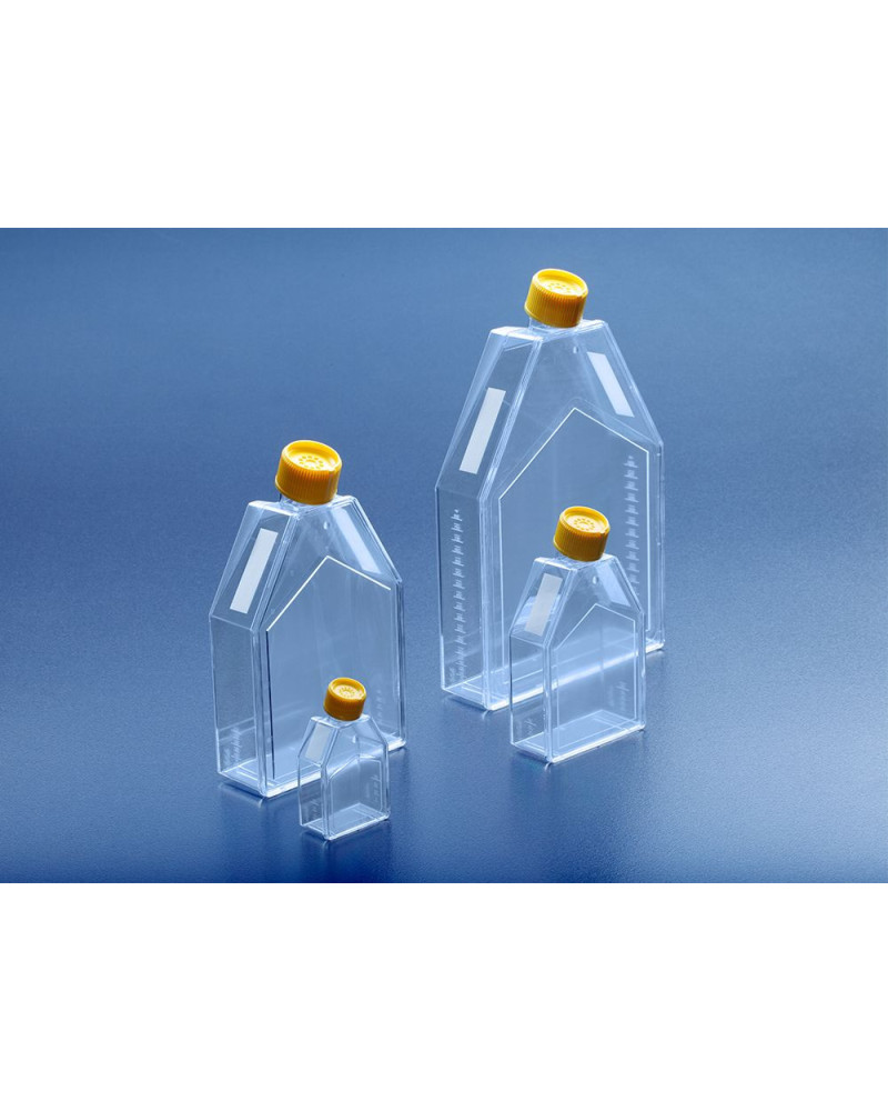 Flacons de culture cellulaire avec film pelable