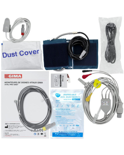 Moniteur multiparamétrique GIMA P10 Vital Plus écran 7 pouces ECG SpO2