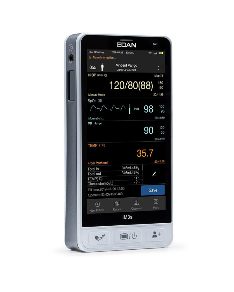 Moniteur Edan iM3S – SpO2 NIBP Température Portable | Socimed