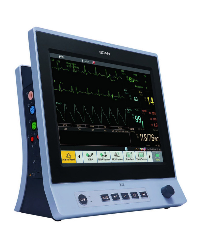Moniteur Edan X12 – Soins Intensifs Multiparamètres | Socimed