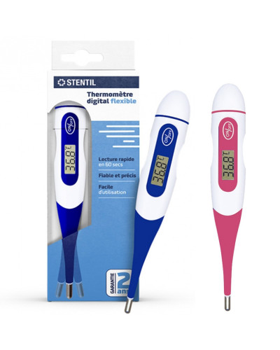 Thermomètre Flexible Stentil – Digital LCD ±0,1°C Famille | Socimed