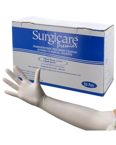 Gants Obstétriques Latex Stériles Manchette 48 cm | Socimed