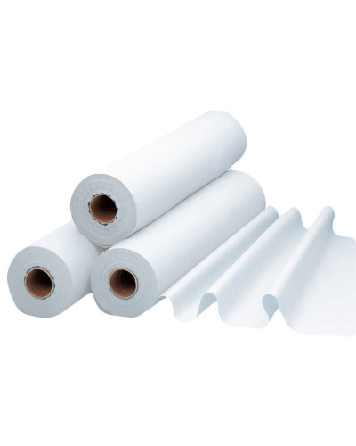 Drap d'examen Valaroll blanc – 12 rouleaux 150 formats 50×38 cm | SOCIMED