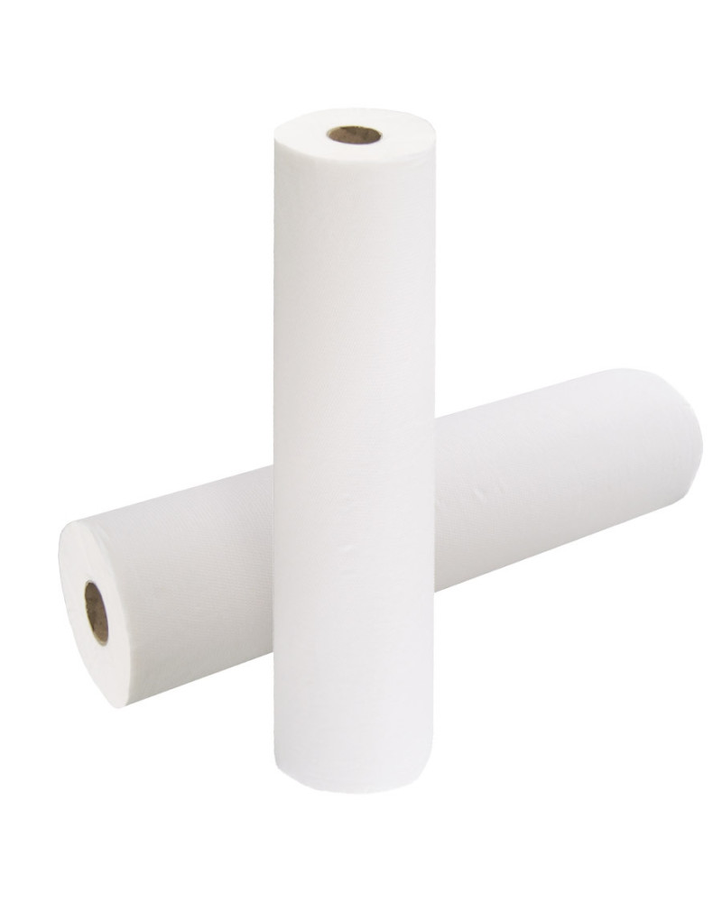 Drap d'examen ouaté gaufré double épaisseur – 211 formats 50×38 cm – 6 rouleaux | SOCIMED