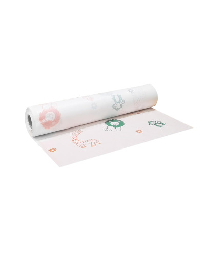 Drap d'examen pédiatrique plastifié motifs enfants – 12 rouleaux 130 formats | SOCIMED