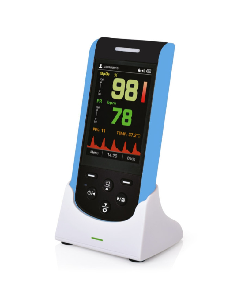 Oxymètre Oxy One Pro – Écran TFT 3,5" 18h Multipatient | Socimed