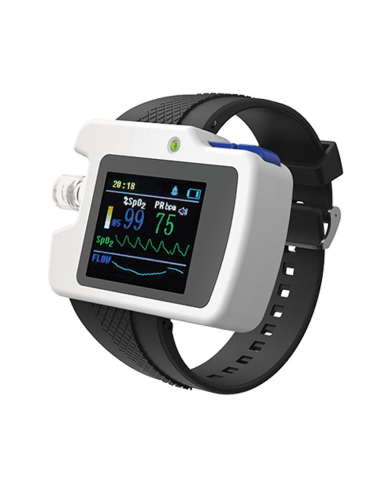 Bracelet Moniteur Apnée du Sommeil SpO2 Nasal 20h | Socimed