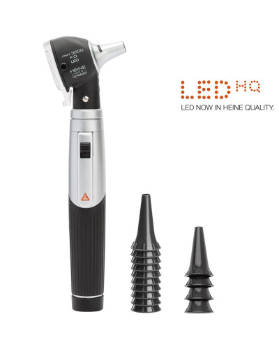 Otoscope Heine Mini 3000 FO LED – 2× Lumineux | Socimed