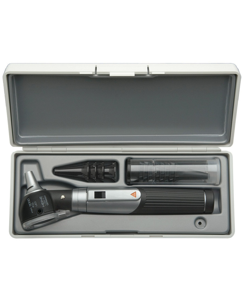 Otoscope Heine Mini 3000 FO LED Étui Rigide ORL | Socimed