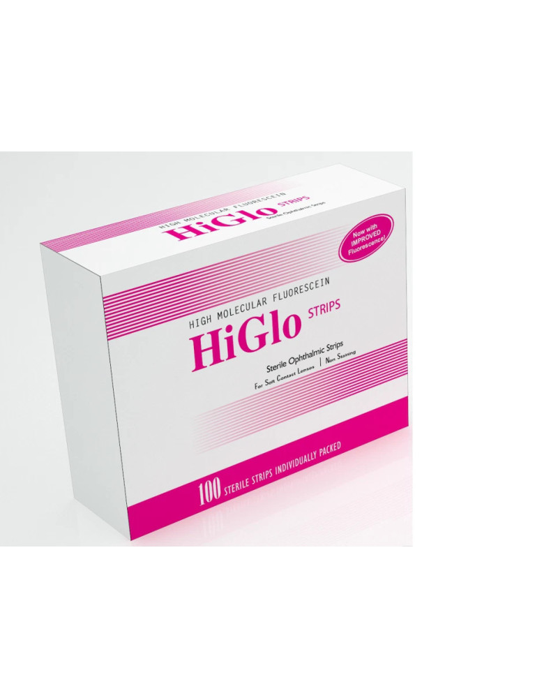Bandelettes de fluorescéine HiGlo stériles | SOCIMED