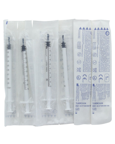 Seringue tuberculine non montée à faible espace mort 1mL | Socimed