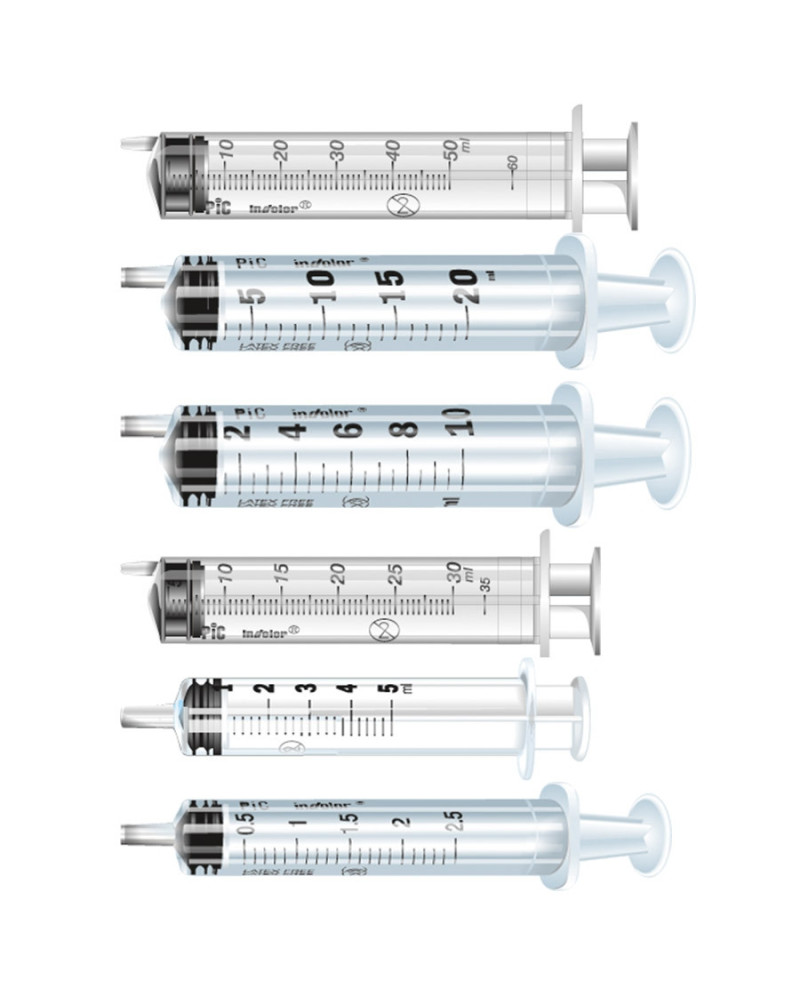 Seringue 1ml à 50ml 3 pièces Pic | Socimed