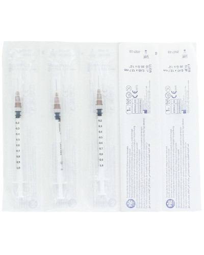 Seringue tuberculine montée 1 mL PIC | Socimed