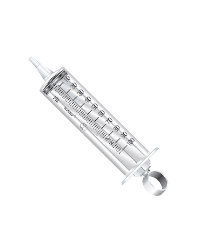 Seringue 100 ml non montée avec embout cathéter PIC | Socimed