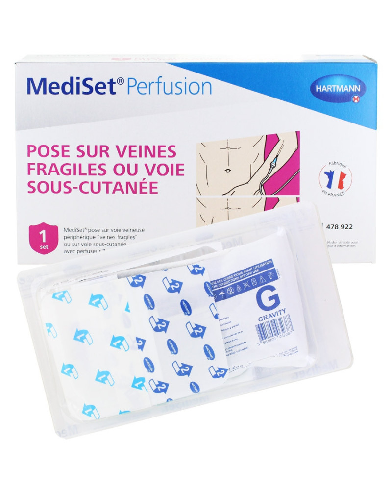 Hartmann Mediset perfusion veines fragiles | Socimed