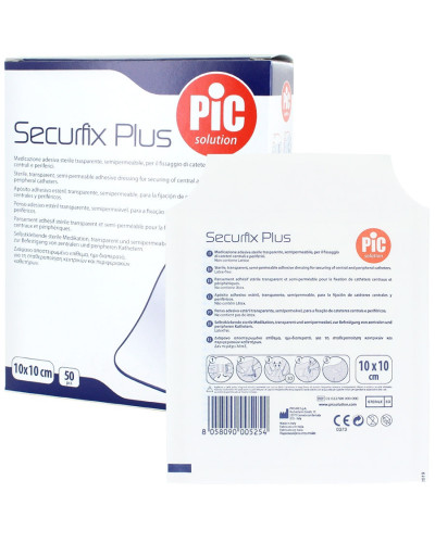 Pansement transparent cathéter Securfix Plus Pic sans U | Socimed
