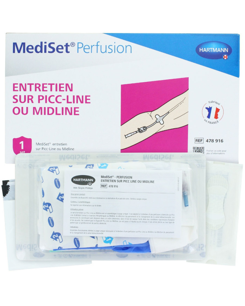Hartmann Mediset perfusion Picc Line pansement valve | Socimed