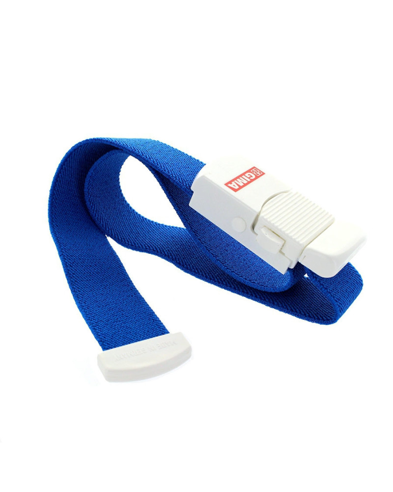Garrot infirmier clip réutilisable bleu sans latex | Socimed