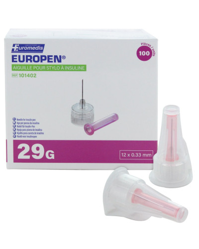 Aiguille pour stylo à insuline Europen Euromedis | Socimed