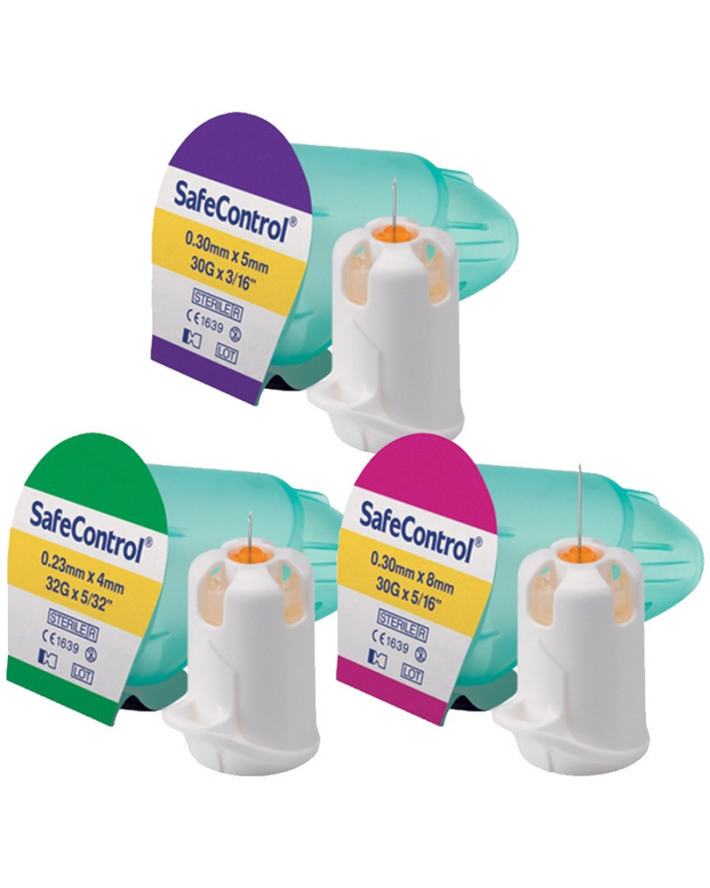 Aiguille sécurisée stylo insuline Unifine SafeControl | Socimed